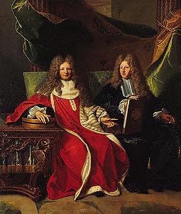 Hyacinthe Rigaud Pierre-Cardin Lebret (1639-1710) and his son Cardin Le Bret (1675-1734), Germany oil painting art